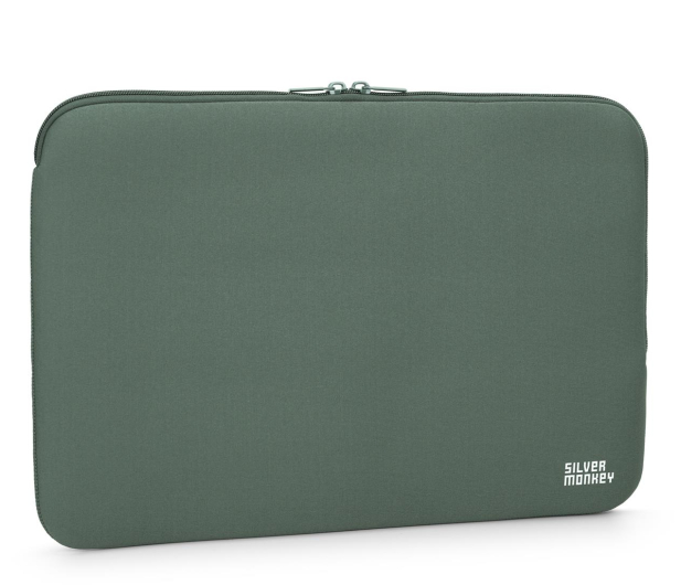 SILVER MONKEY EasySleeve etui na laptopa 15,6" zielone SM-GSLV15-GRN - 613303 - zdjęcie 2